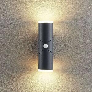 Lindby - Aspyn 2 Ścienna Lampa Ogrodowa w/Sensor Dark Grey Lindby