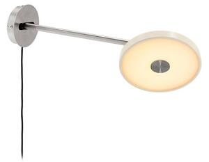 UMAGE Kinkiet designerski Asteria Long, możliwość ściemniania, biały / opal, sypialnia, metal, design