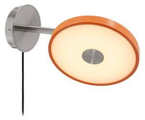 UMAGE Kinkiet designerski Asteria Short, możliwość ściemniania, żółty / pomarańczowy, sypialnia, metal, design