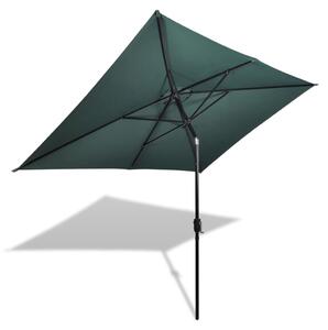 Prostokątny parasol ogrodowy, zielony, 200x300 cm