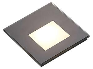 Arcchio - Vexi Square LED Wbudowana Lampa Ścienna CCT Black Arcchio