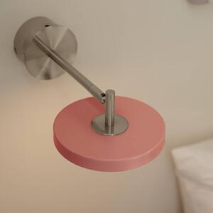 UMAGE Kinkiet designerski Asteria Short, możliwość ściemniania, fioletowy / różowy / bladoróżowy, sypialnia, metal, design