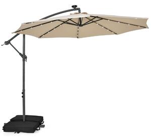 Parasol ogrodowy z oświetleniem LED