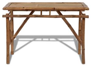 Składany stół ogrodowy, 120x50x77 cm, bambusowy