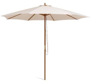 Klasyczny parasol z elementami bambusowymi 3 m