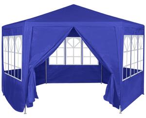 Namiot ogrodowy z 6 panelami bocznymi, 2x2 m, niebieski