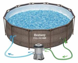 Basen ogrodowy stelażowy 366x100cm Bestway 56709-17W1
