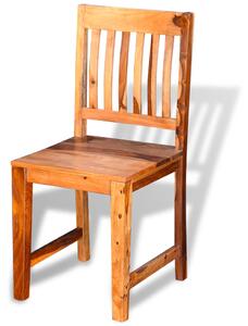 Krzesła do jadalni 2 szt. drewno sheesham