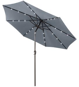 Parasol ogrodowy z solarnymi diodami led 300 cm