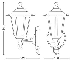 Philips Lampa zewnętrzna z czujnikiem ruchu Peking, możliwość ściemniania, czarny, aluminium