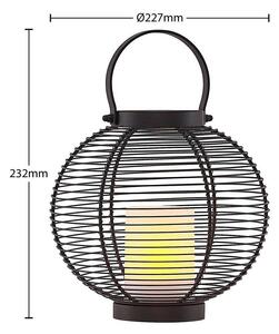 Lindby - Mairuna Lampa Solarna LED Ø22,7 Black
