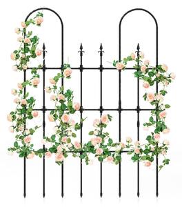 Metalowa pergola do roślin pnących 146 x 186 cm