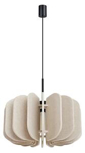 Beżowa lampa wisząca z filcu K4-M86