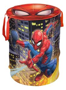 Materiałowy kosz z pokrywą Domopak Spiderman, wys. 50 cm
