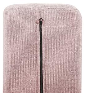 Moduł sofy 1-osobowy tapicerowane siedzenie różowy Tibro Beliani