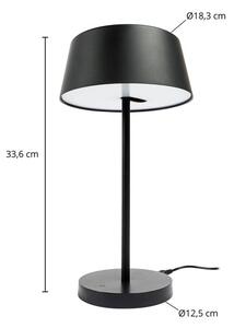 Lindby - Milica LED Lampa Stołowa Dim. Black Lindby