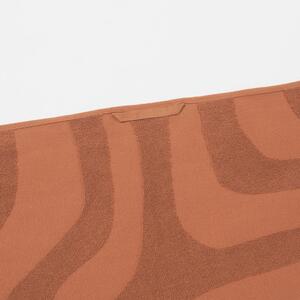 Bawełniany ręcznik plażowy w kolorze terakoty Sunnylife Luxe, 160x90 cm