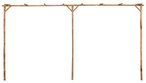 Pergola bambusowa, 385 x 40 x 205 cm