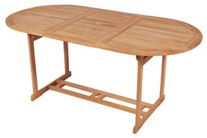 Stół ogrodowy, 180 x 90 x 75 cm, lite drewno teakowe