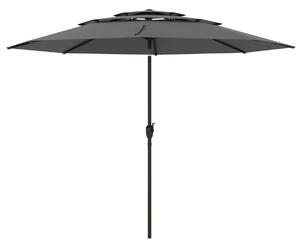 Parasol ogrodowy z systemem wentylacji
