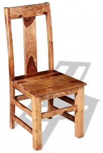 Krzesła do jadalni, 2 szt., lite drewno sheesham