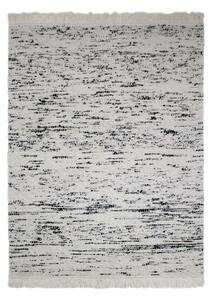 Szaro-kremowy wełniany dywan tkany ręcznie 140x200 cm Ellsa – Flair Rugs