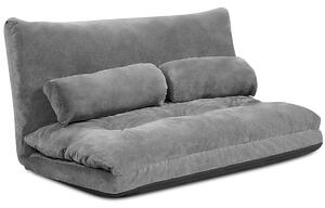 Rozkładana sofa podłogowa z regulacją oparcia