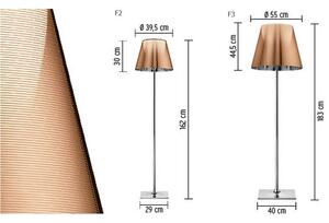Flos - KTribe F2 Lampa Podłogowa w Kolorze Aluminiowego Brązu
