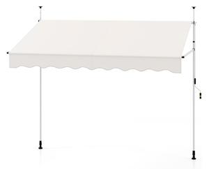 Markiza balkonowa 250 cm z ręczną korbą