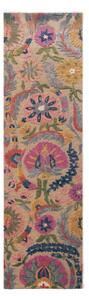 Wełniany chodnik tkany ręcznie 80x300 cm Amira Floral – Flair Rugs