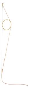 Flos - Wirering Lampa Ścienna Różowo/Złota Flos