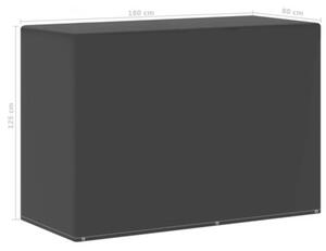 Pokrowiec na meble ogrodowe i grille, 6 oczek 180 x 80 x 125 cm