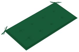 Poduszka na ławkę ogrodową, zielona, 100 x 50 x 3 cm