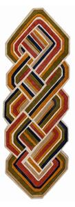 Wełniany chodnik tkany ręcznie 80x300 cm Lattice Shaped – Flair Rugs