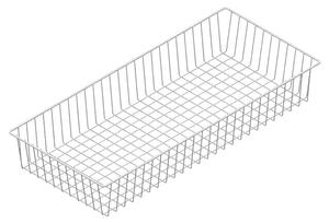Druciany kosz półkowy do ELEMENT SYSTEM, 800 x 350 mm, biały