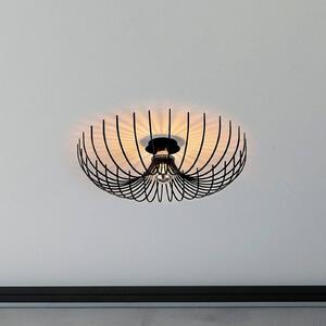 Opviq Lampa sufitowa Aspendos N-639, czarna, metal, Ø 56 cm