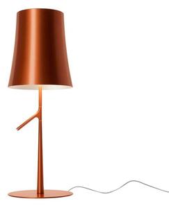 Foscarini - Birdie LED Grande Lampa Stołowa ze Ściemniaczem Dotykowym w Kolorze Miedzi Fos