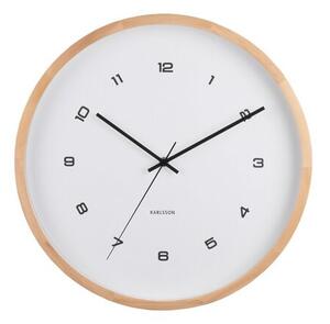 Karlsson 5938WH designerski zegar ścienny 41 cm, biały