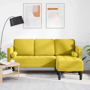 Zestaw sof z poduszkÄ Å»Ã³Åty 173 x 131 x 67 cm poliester