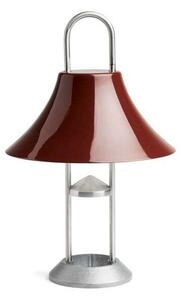 HAY - Mousqueton Portable Lampa Stołowa Iron Red