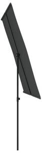 Parasol ogrodowy na aluminiowym słupku, 2x1,5 m, antracytowy