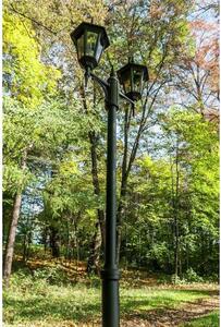 Norlys - Modena 2 Zewnętrzna Lampa Parkowa Szeroka z Mocowaniem Terenowym Czarna