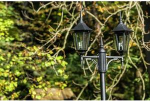 Norlys - Modena 2 Zewnętrzna Lampa Parkowa Szeroka z Mocowaniem Terenowym Czarna