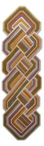 Wełniany chodnik tkany ręcznie 80x300 cm Lattice Shaped – Flair Rugs