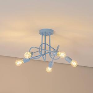 Lampa sufitowa Oxford HELAM, możliwość ściemniania, niebieski, salon / jadalnia, metal