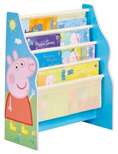 Peppa Pig Dziecięcy regał na książki, 51 x 23 x 60 cm, niebieski