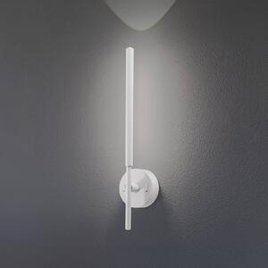 TK Lighting Kinkiet LED Focus, biały 46,5 cm metalowy 2-punktowa regulowana