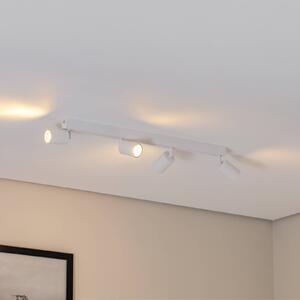 Reflektor sufitowy Top, biały, 83 cm, 4-punktowa, metal, GU10 Top TK Lighting, możliwość ściemniania, biały / opal, salon / jadalnia, metal, nowoczesny