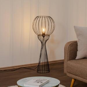 Lampa stojąca Mercure HELAM, czarny, salon / jadalnia, metal