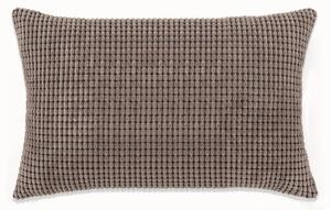 2-częściowy zestaw poduszek, welur, 40x60 cm, brązowy